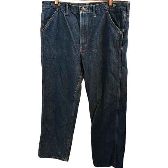 💜💜 BIG BILL Heavy Duty Denim Jean’s Men’s Size 40X30 - Picture 1 of 10